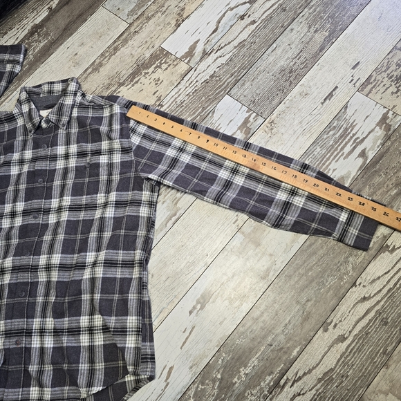 Original Weatherproof Vintage Men's Gray Plaid Button Down Shirt Size XLarge - Picture 9 of 9